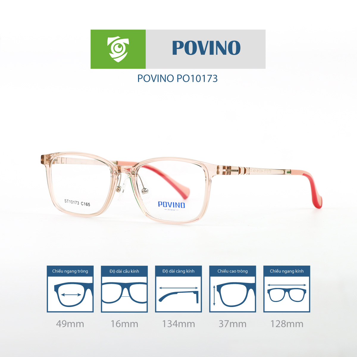 Gọng kính POVINO PO10173