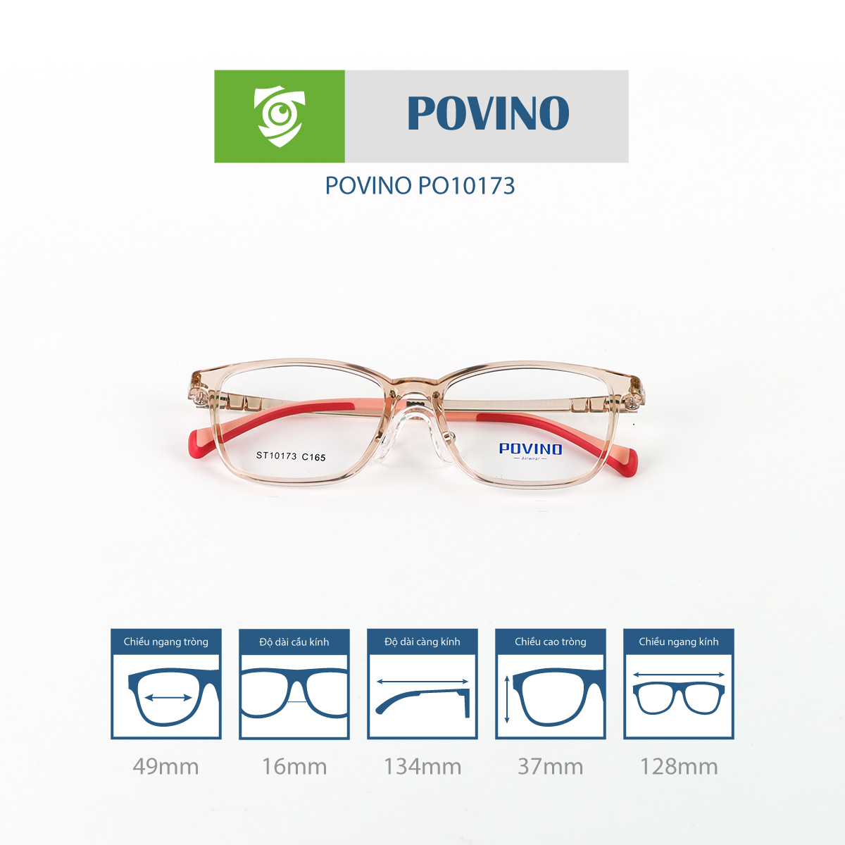 Gọng kính POVINO PO10173