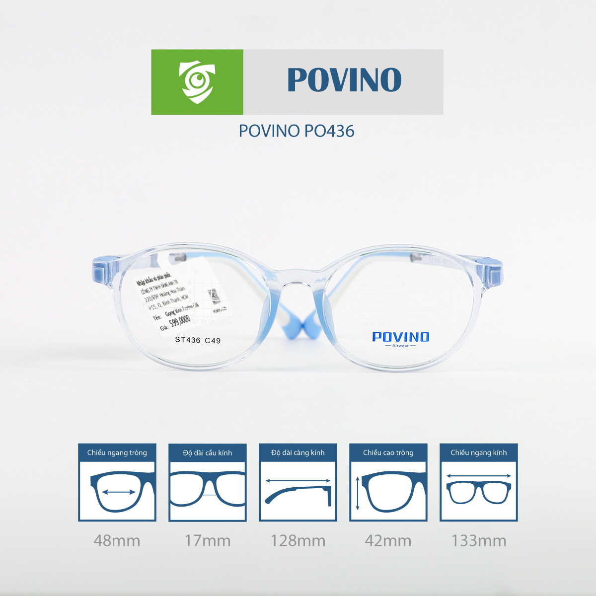 Gọng kính POVINO PO436
