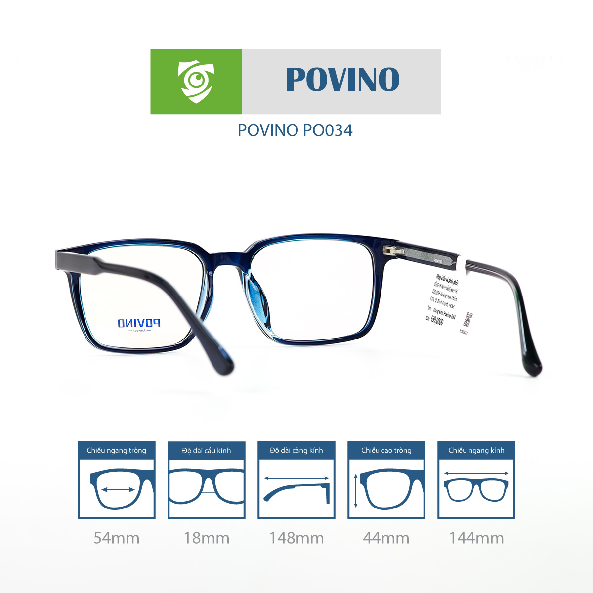 Gọng kính POVINO PO034