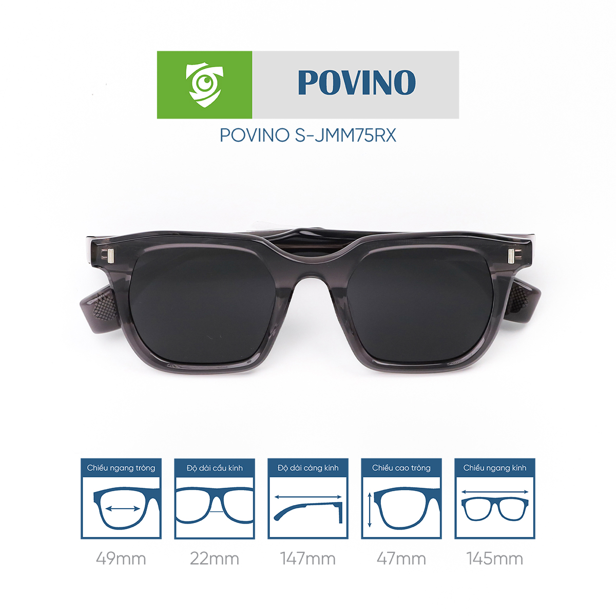 Kính mát POVINO SJMM75RX