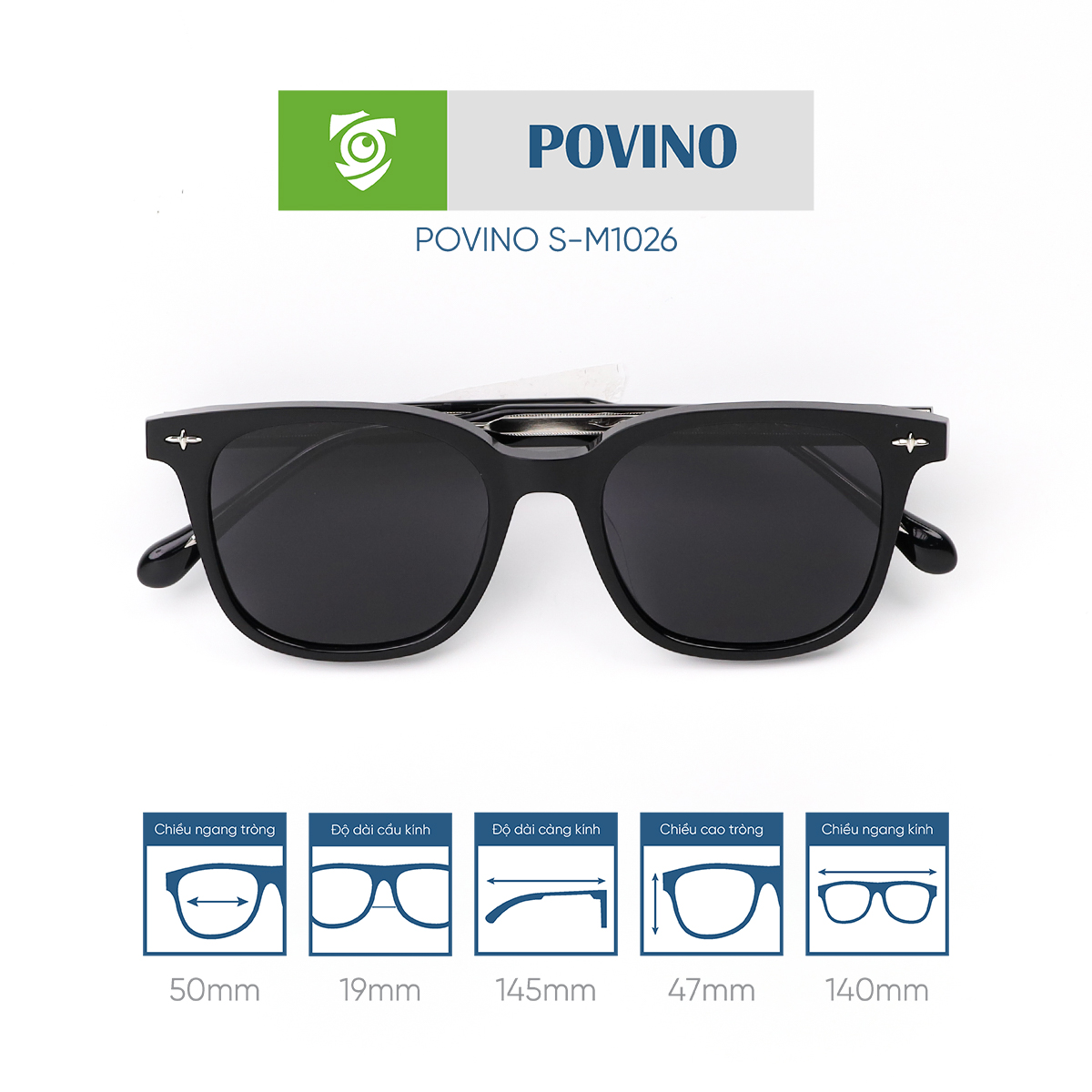 Kính mát POVINO SM1026 - Ảnh 3