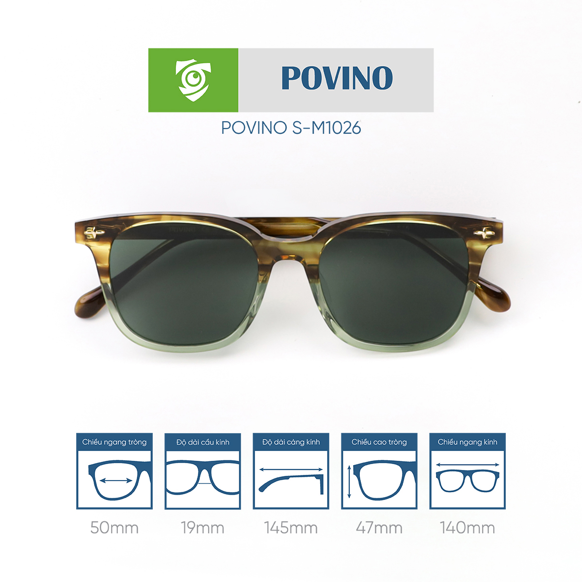 Kính mát POVINO SM1026 - Ảnh 8