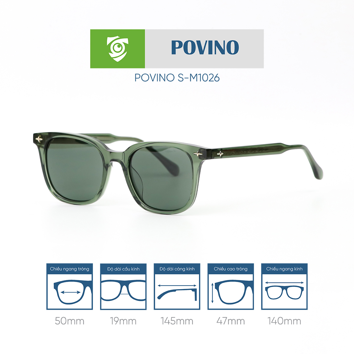 Kính mát POVINO SM1026 - Ảnh 6