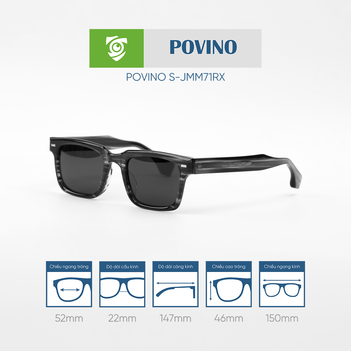 Kính mát POVINO SJMM71RX - Ảnh 5