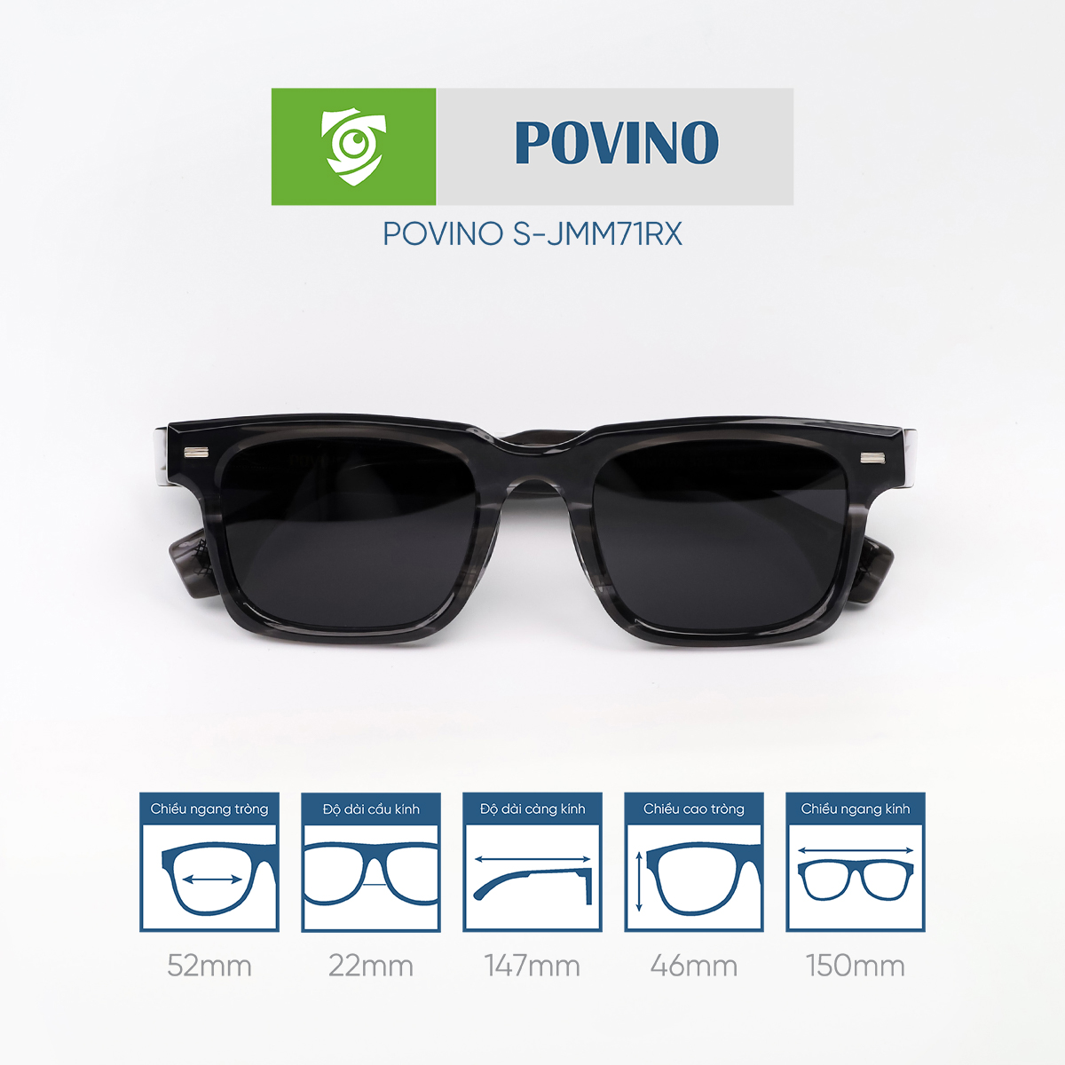 Kính mát POVINO SJMM71RX
