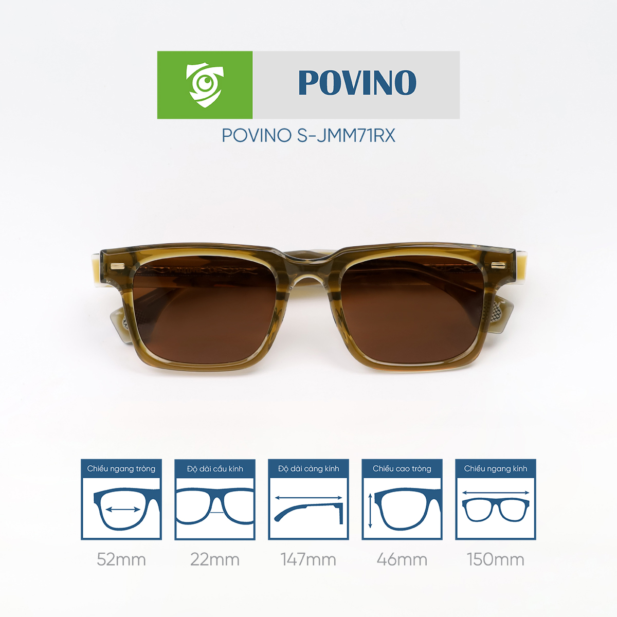 Kính mát POVINO SJMM71RX - Ảnh 2