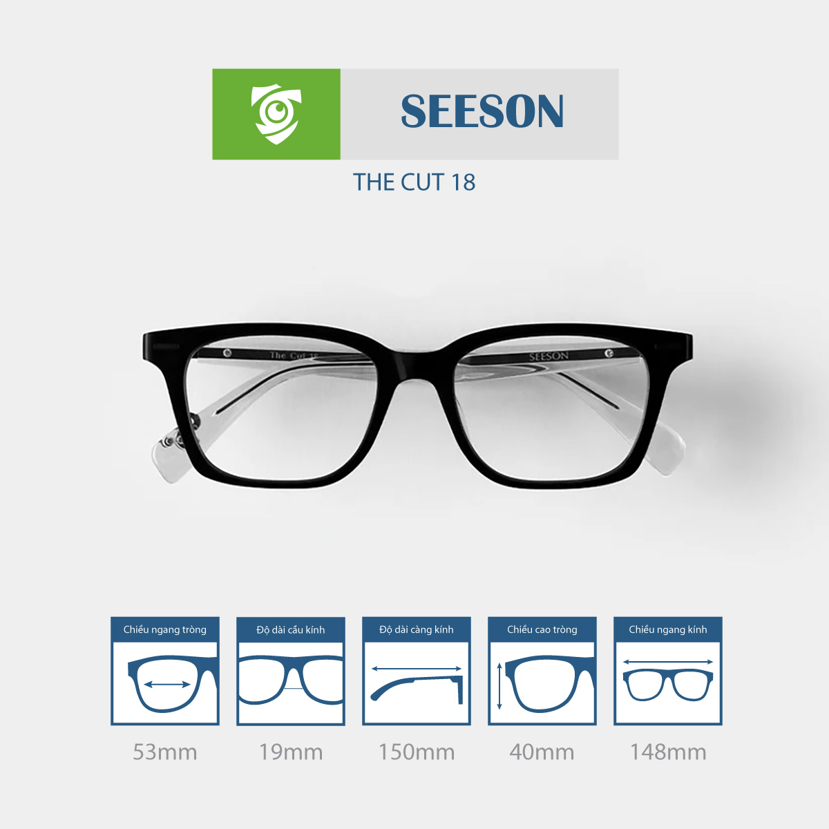 Gọng kính SEESON THE CUT 18