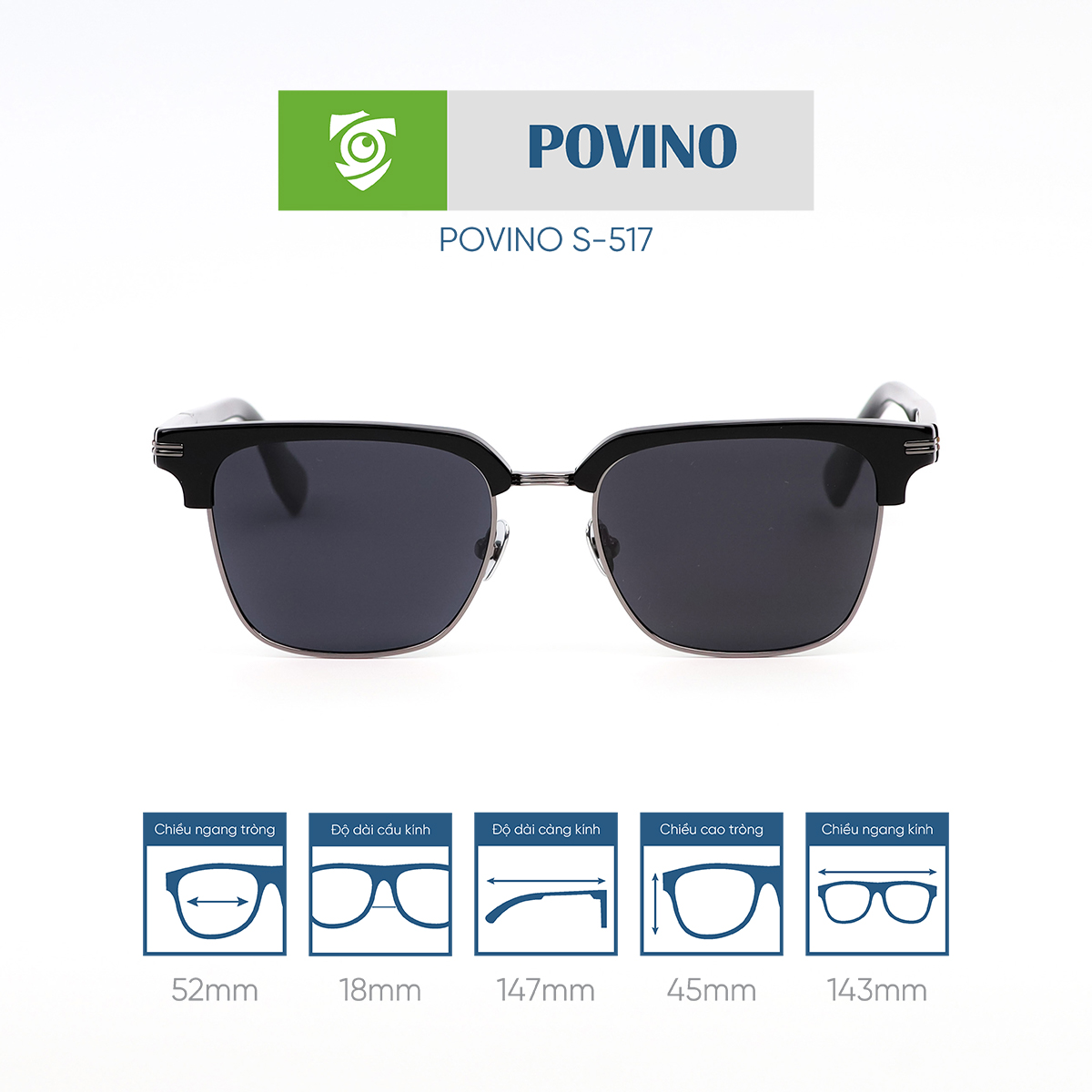 Kính mát POVINO S517
