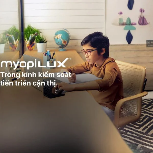 Tròng kính kiểm soát cận thị Essilor Myopilux Max - Ảnh 3