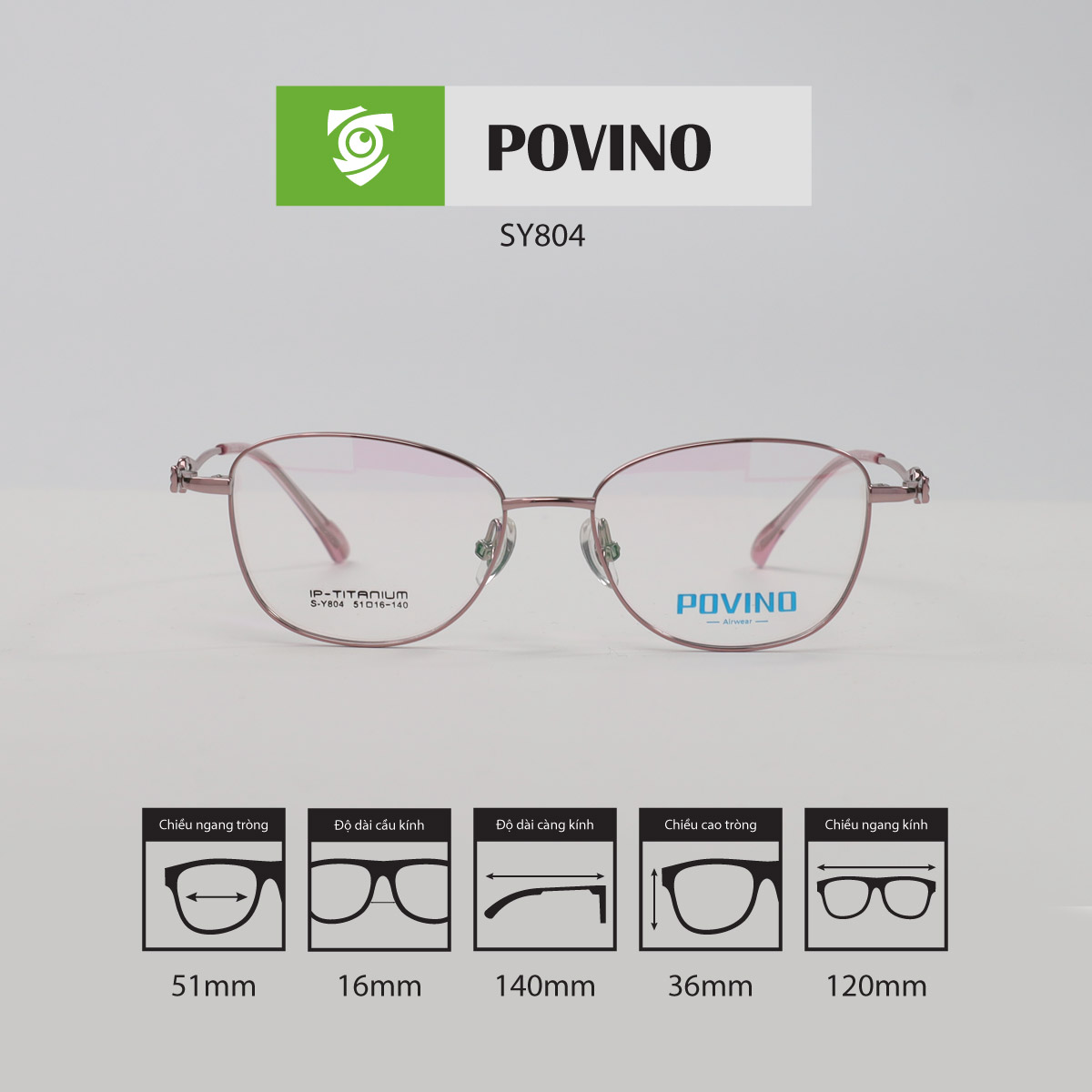 Gọng kính POVINO SY804