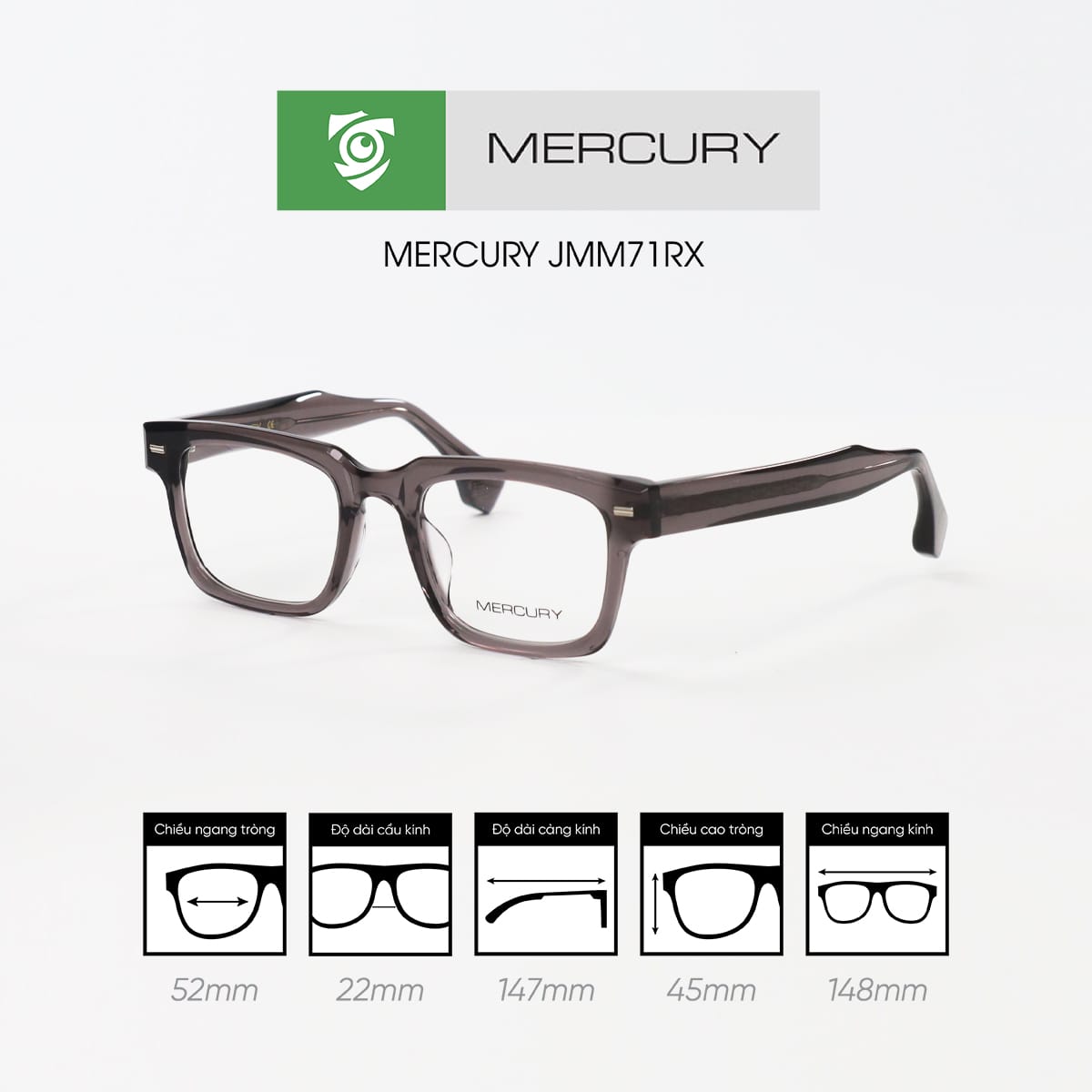 Gọng kính MERCURY JMM71RX - Ảnh 8