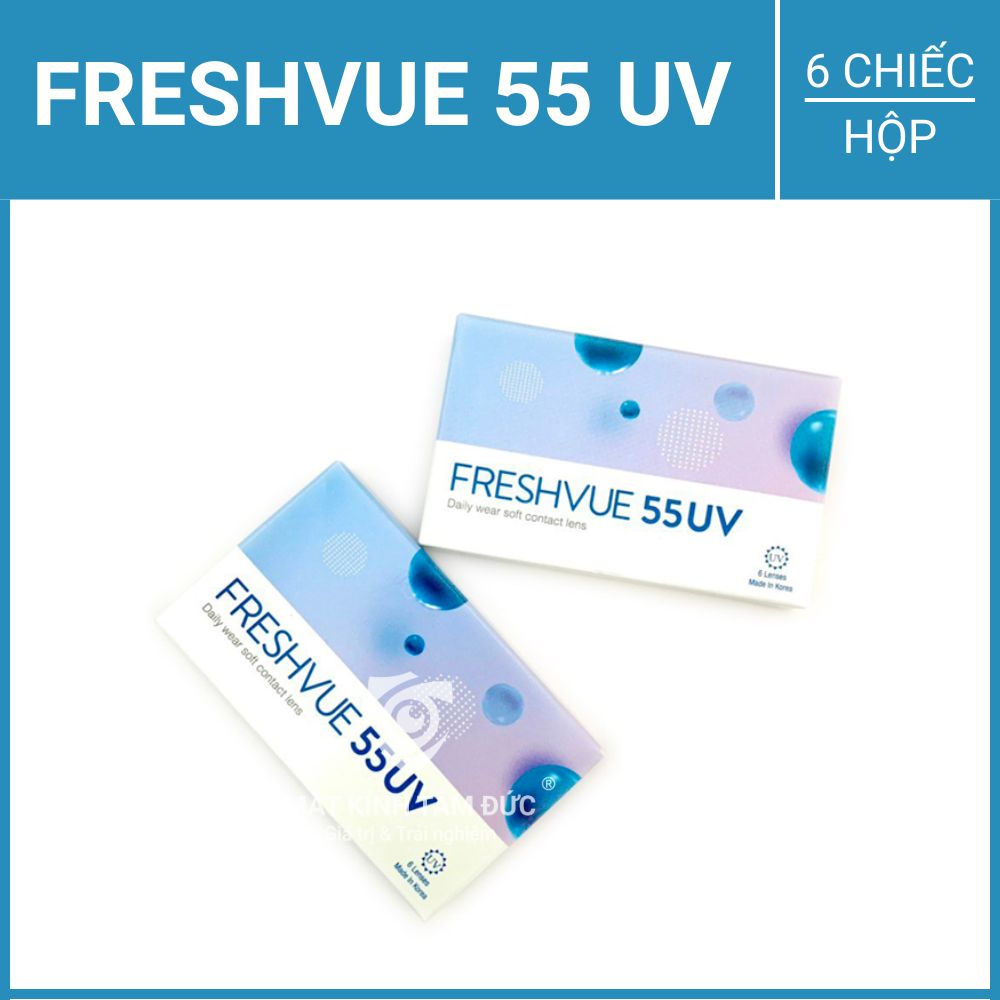 Kính áp tròng FreshVue 55 UV 3 tháng