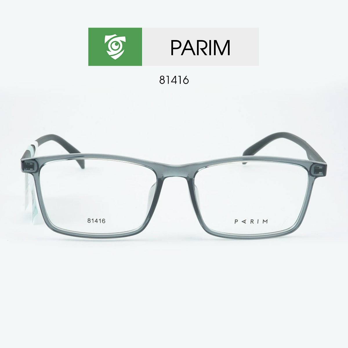 Gọng kính PARIM K3002 B1 - màu đen - dành cho trẻ em - ảnh chụp mặt trước sản phẩm