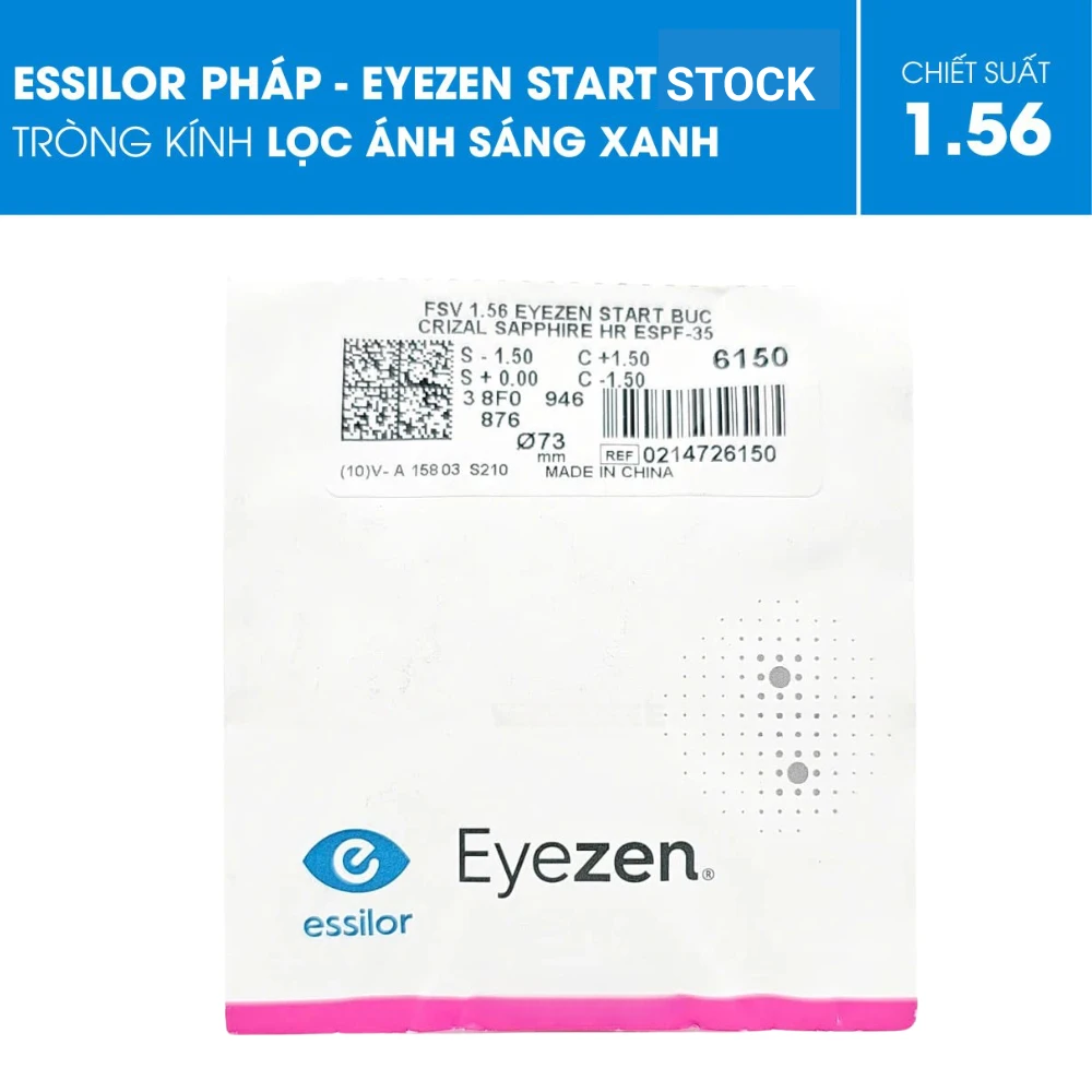 Tròng Kính Essilor Eyezen Start Stock
